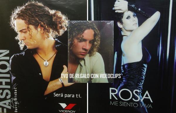 Posters David Bisbal y Rosa + REGALO DVD