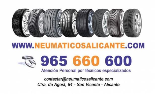 Neumaticosalicante.com Todas las marcas a precios muy asequibles. Neumáticos para turismo,