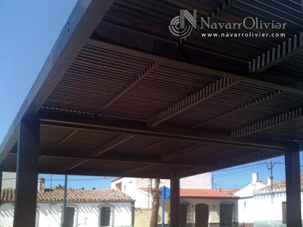 pergolas y cubiertas de madera para obras y casa en almeria