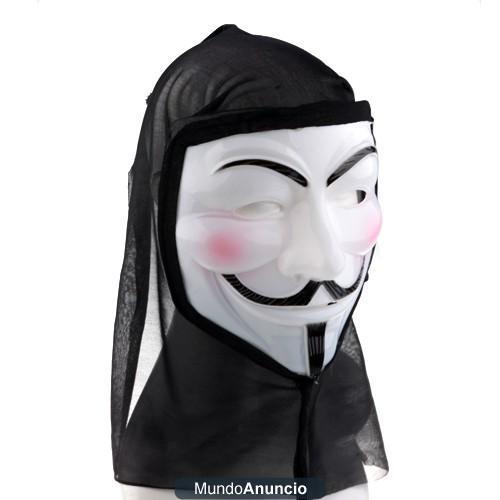 Máscara de Anonymous - V for Vendetta - Envio gratis