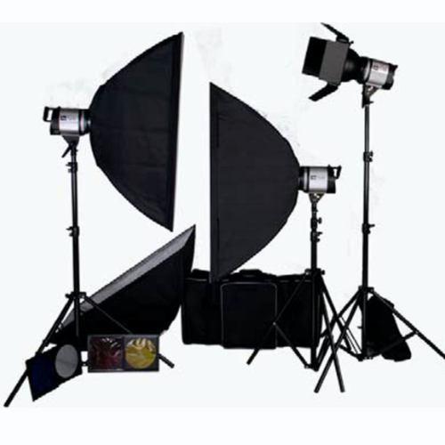 3 Flashes Estudio,3 Torres,3 Soft,paragua,filtros, Bolso Y +