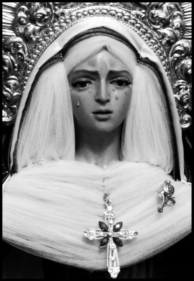 Virgen dolorosa estilo Macarena, 80cms