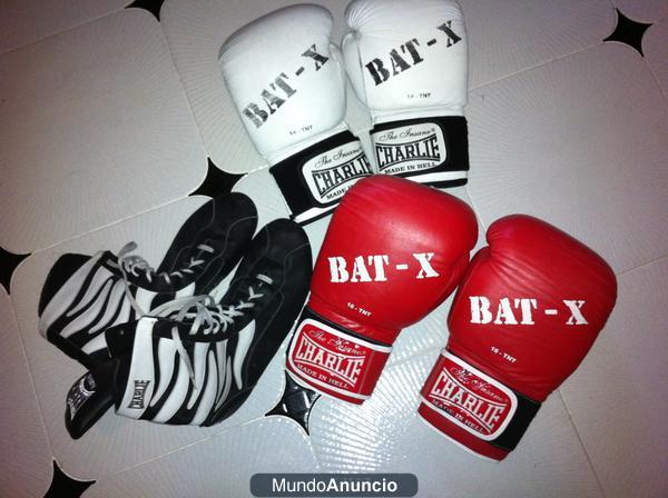 Vendo guantes y botas boxeo Charlie