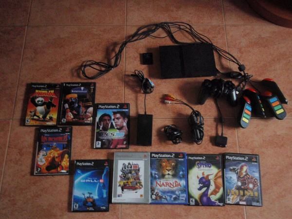 Oferton  pack Ps 2 pirateada mas juegos