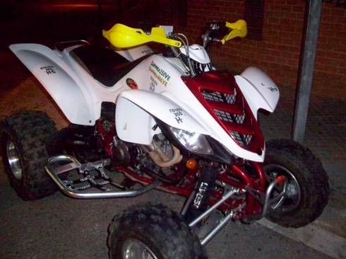 Suzuki SX4 Quad Yamaha Raptor 6.6