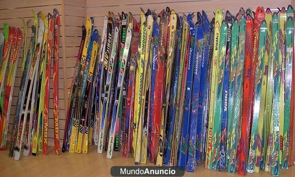 vendo 170 pares de skis a 90 € cada par a estrenar