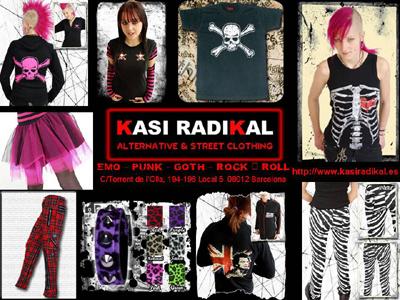 KASI RADIKAL - Tienda fisica y online ropa y compelementos punk-rock-emo-goth-scene