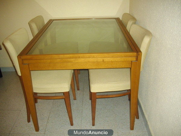 VENDO MESA Y 4 SILLAS