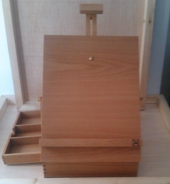 caja atril de pinturas