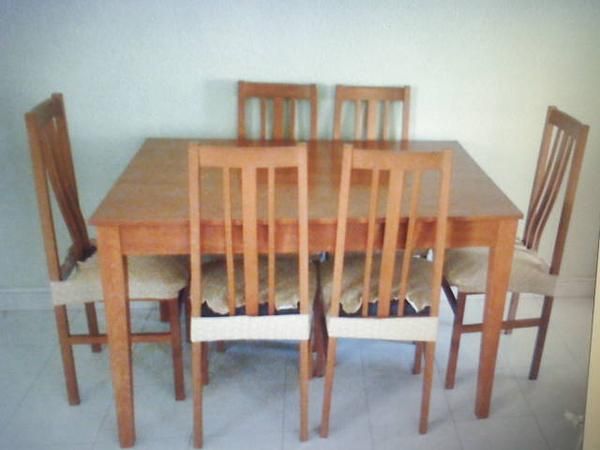 VENDO COMEDOR DE 6 PUESTOS