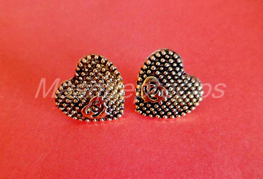 Elegantes pendientes chapados en roció varios modelos