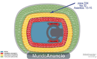 entradas concierto u2 PRECIO COSTE