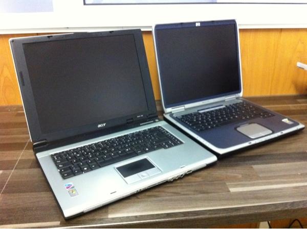 DOS PORTATILES hp y acer