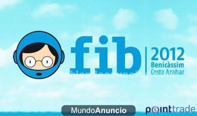 Abono 4 días FIB 2012 + camping