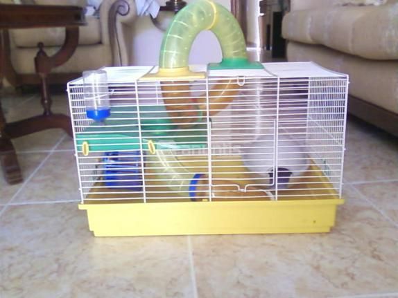 jaula de 2 plantas para hamster