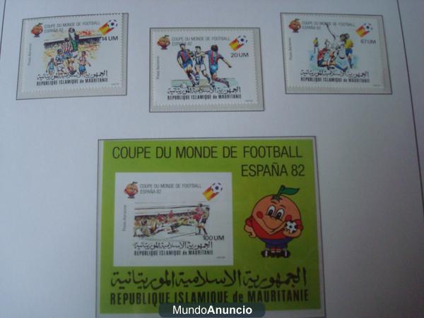 COLECCION SELLOS MUNDIAL 82