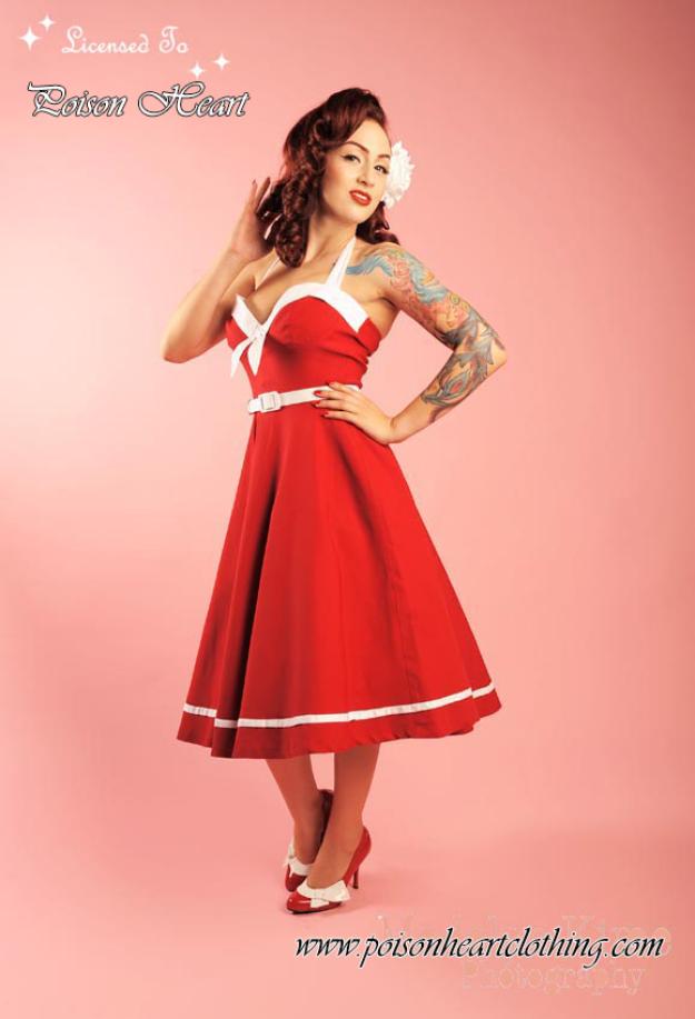 Ropa pin up, rockabilly Gijon, poison heart venta directa