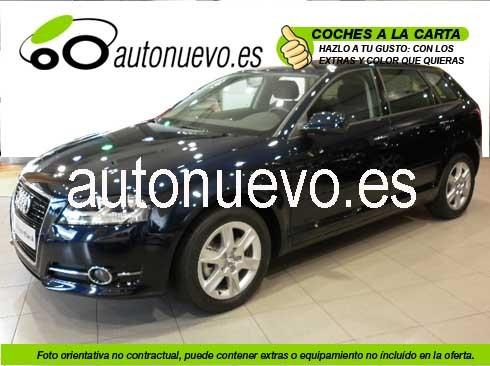 Audi A3 Sportback Attraction 1.6 Tdi 105cv. Stronic . Azul Mar. Nuevo. Nacional.