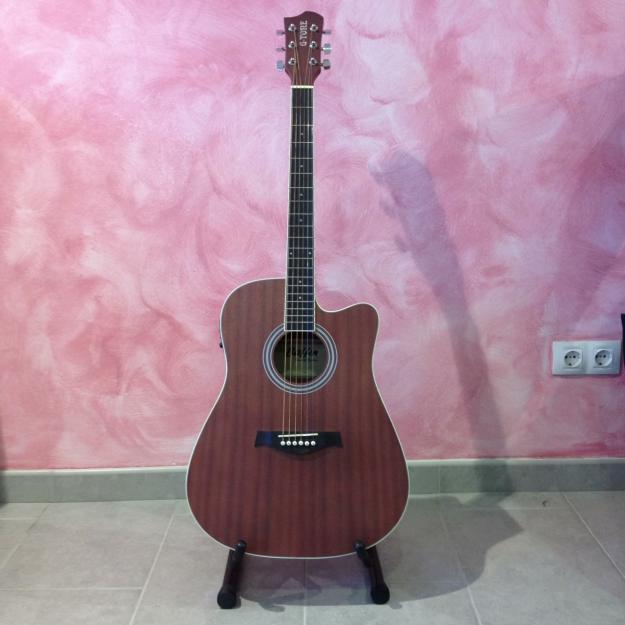 Guitarra electroacustica g-tone tapa maciza