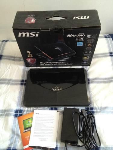 Laptop Msi Gt-683dxr Core I7 2.0-2.9ghz 12gb Ram