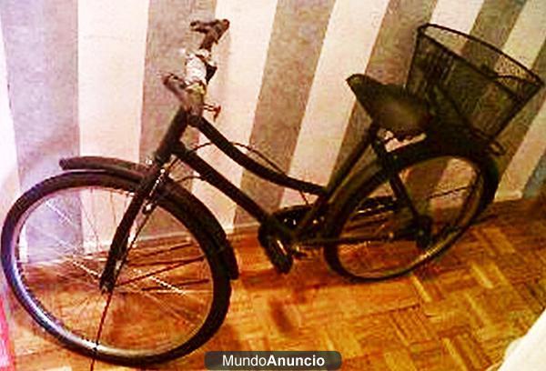 bicicleta  de paseo con cesta