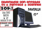 vender ordenador, pantalla de 17" y scanner - mejor precio | unprecio.es