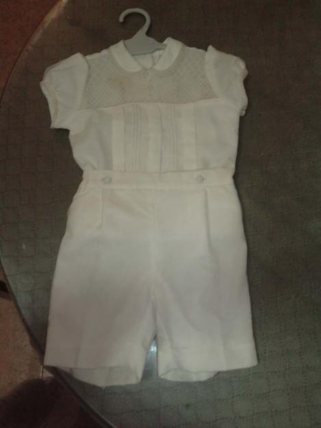 VENDO TRAJE DE BAUTIZO PARA NIÑO