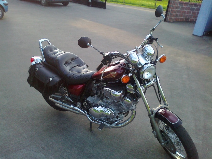 Vendo yamaha virago granate, impecable por falta de uso