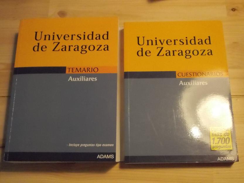 Libros oposicion zaragoza auxiliar administrativo