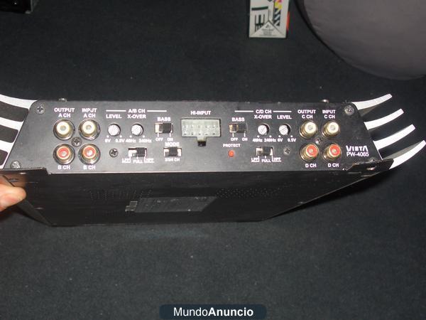 vendo amplificador con sab. columnas..