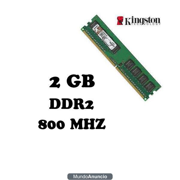 Memoria 2 GB DDR2 800 MHz