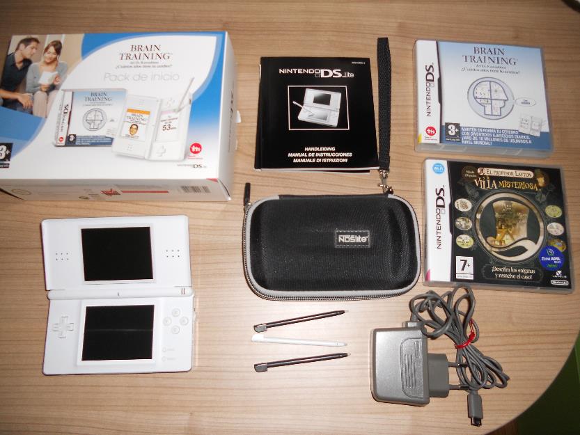 Nintendo ds lite blanca