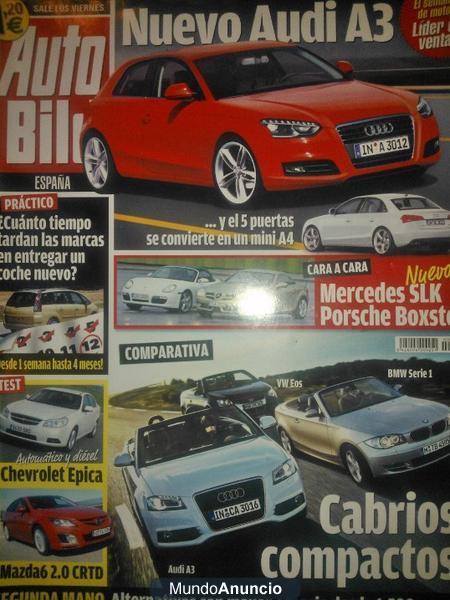 Vendo o cambio revistas Car & Driver, AutoBild y Coches