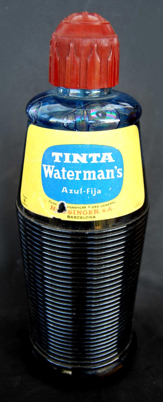 Botella tinta waterman´s azul-fija.