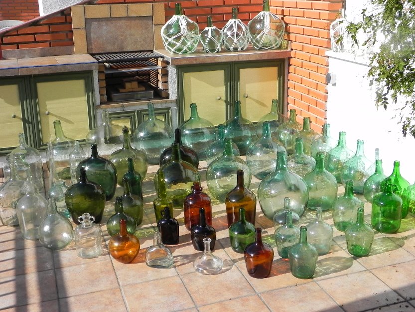 garrafas damajuana ,carafes,demijohn