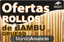 Oferta Rollos de bambu grueso