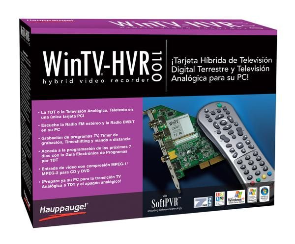 Sintonizadora TDT Hauppauge a estrenar!