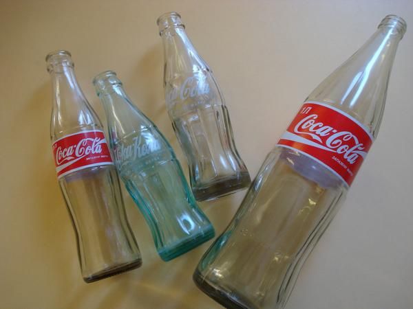 antiguas botellas coca-cola