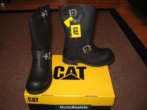 BOTAS CATERPILLAR - PIEL NEGRA MUJER. NUEVAS.