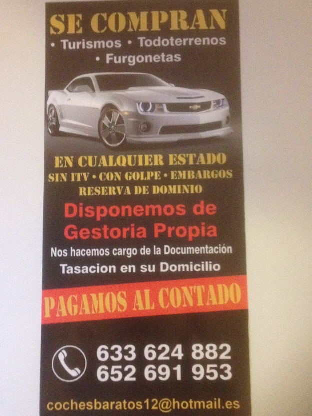 Compramos coches