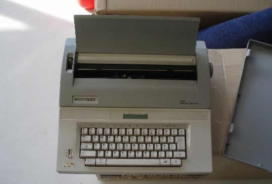 Máquina de escribir GISPERT TW91 Electroni Typewriter