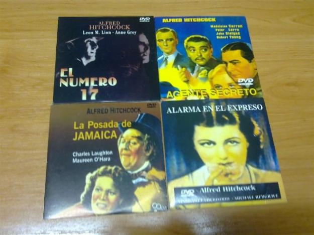 Vendo peliculas(dvds) de hitchcock