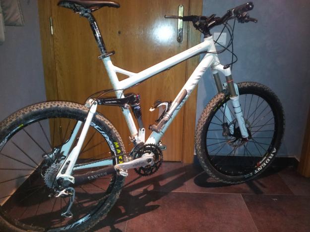 bicicleta canyon nerve am 140mm talla xl