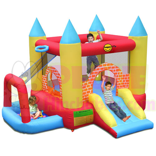 Mini Castillo Hinchable Play Center tobogan 8.4m2  turbina y red de seguridad