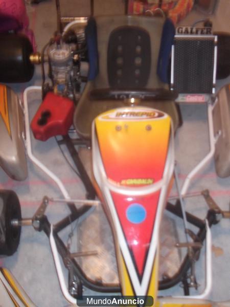 VENDO O CAMBIO KART  CON MOTOR NUEVO Y REMOLQUE PARA TRANSPOTARLO 603974277