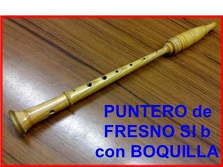 VENDO PUNTERO DE FRESNO EN SI BEMOL CON BOQUILLA PARA GAITA