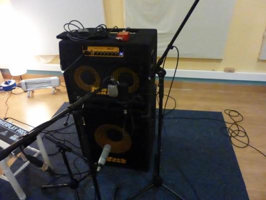 Ampli bajo markbass cmd102 p (combo) + markbass standard 151 hr (1x15)