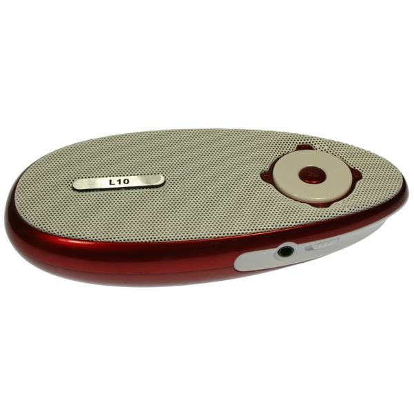 L-10 Rojo Altavoz Multimedia Portatil