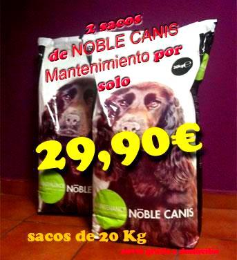 Oferta Pienso para perro Noble Canis Mantenimiento