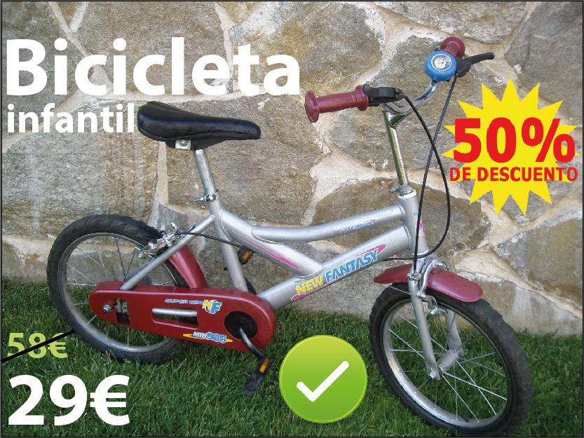 ¡Oferta! Bicicleta infantil de 16